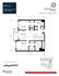 Chic 2-bedroom, 2-bathroom floor plan with open living area, modern kitchen, and private balcony at 2000 Penn Avenue.