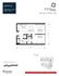Alpha 12 floor plan featuring a modern 1 bedroom, 1 bath layout with open living and dining areas, spacious kitchen, and laundry space, totaling 743 sq ft at 2000 Penn.