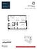 Modern Alpha 5 floor plan showcasing a cozy 1 bedroom, 1 bath layout with an open kitchen, dining, and living area, totaling 740 sq ft.