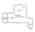 Inviting 2D floor plan featuring a spacious 1-bedroom layout, open living room, kitchen, and a charming 120 sq ft patio, perfect for relaxation. Total area of 875 sq ft offers modern convenience and style.