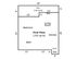 Charming floor plan featuring a spacious bedroom, inviting living room, and modern kitchen with a cozy patio. Total area of 753 sq ft.