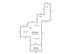 Inviting floor plan of a 979 sq ft first floor featuring a cozy bedroom, kitchen, and spacious living room, complete with a balcony for outdoor relaxation.