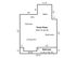 Contemporary first floor plan showcasing a large bedroom, expansive kitchen, and inviting living room with a spacious balcony, totaling 1024 sq ft.