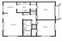 Modern floor plan showcasing two spacious bedrooms, a cozy dining room, open kitchen, and inviting living area with accessible bathroom and laundry unit.