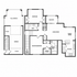 Elegant 2D floor plan showcasing spacious layout with two bedrooms, a master suite with walk-in closet, and open living area leading to a balcony. Includes modern kitchen, dining room, and convenient garage access.