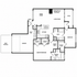 Inviting floor plan featuring 2 bedrooms, elegant living room with optional 2-sided fireplace, modern kitchen, and spacious master suite with walk-in closets, garage, and patio.