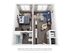 Contemporary 3D layout showcasing a cozy 1-bedroom apartment with an inviting open-plan living room and kitchen, modern bathroom, and in-unit laundry.