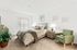 Bright and inviting bedroom showcasing a plush bed with patterned linens, accent chair, and tasteful decor in a serene setting.