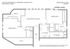 Inviting floor plan showcasing upper-level living with 2 bedrooms, 2 baths, a modern kitchen, and a combined living/dining room, totaling 1000 sq ft.