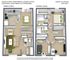 Cedarfield Apartments stylish floor plan showcasing a spacious 3-bedroom, 2.5-bath townhouse with open living and dining areas.