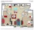 The Reserve at Knollwood B2 floor plan showcasing 2 bedrooms and 2 baths, featuring an open-concept living and dining area with a modern kitchen, covering 1093 sq ft.