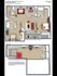 Elegant 2D floor plan of a Knollwood Condominium showcasing a vibrant main level with 2 bedrooms, spacious living room, modern kitchen, and loft area. Total area of 1336 sq ft, perfect for stylish urban living.