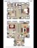 Floor plan showcasing 3 spacious bedrooms, 1.5 modern baths, open living area with stylish furnishings, and a cozy kitchen. Total area of 2482 sq ft, perfect for comfortable urban living.
