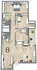 Modern 3D floor plan showcasing 3 bedrooms, an elegant open-plan living space, stylish kitchen, and cozy balcony.