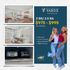 Bright and modern apartment promo showcasing elegant living room, sleek kitchen with island seating, and convenient two-car garage. Featuring 2 bedrooms and 2.5 bathrooms in Fayetteville, AR, with 1,140 sq.ft., in-unit laundry, new amenities, and free parking. Priced at $975 to $995 per person.