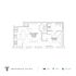 Truesdale Building floor plan featuring a modern 1 bedroom, 1 bath layout with open living, dining, and kitchen areas, spanning 578 sq ft.