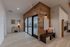 Leasing office entry with wood accent wall at The Residences at Victory Ranch in Idaho Falls