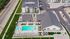 Overhead aerial view of the pool, clubhouse and green space at The Residences at Victory Ranch in Idaho Falls