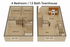 4 bedroom, 1.5 bath townhouse with spacious living areas and convenient storage area.