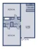 2Bed, 2Bathroom, 2Closet, 942 SQFT