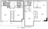 Elegant floor plan of a spacious 1488 sq ft townhome featuring three bedrooms, three baths, an expansive living area, and a modern kitchen layout.