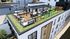 Vibrant rooftop terrace with stylish seating, a pergola-covered dining area, and lush green spaces, perfect for gatherings and relaxation.