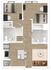 Modern 2D floor plan showcasing 2 bedrooms, 2 bathrooms, an open living area, and a cozy kitchen with an island.