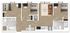 Contemporary 3-bedroom apartment floor plan featuring a spacious living room, modern kitchen, and two elegant bathrooms.