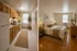 Staged Kitchen and Bedroom