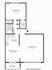 1 bedroom floor plan