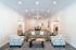 Elegant lounge area with contemporary seating, plush sofas, and tasteful decor, perfect for relaxation and hosting guests.