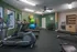 Modern fitness center featuring state-of-the-art treadmills, elliptical, free weights, and vibrant exercise balls in a sleek, inviting space.