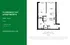 Florence Fay Apartments Unit 1B-G floor plan with 1 bedroom, spacious living area, kitchen, and laundry, totaling 710 sq. ft in Indianapolis.