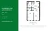 Florence Fay Apartments Unit 1B-B floor plan featuring a stylish 1-bedroom layout with modern kitchen, cozy living area, and efficient laundry space across 712 sq ft in Indianapolis.