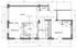 Inviting floor plan featuring 2 bedrooms, a bathroom, a kitchen, and a spacious living area with ample closet space.