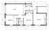 Chic 2D floor plan showcasing a bright 2-bedroom layout with a spacious living area, modern kitchen, and ample closet space.