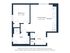 Grand Meridian - One-Bedroom Floorplan