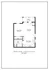 Moultrie Vista Studio floor plan showcasing a 551 sq. ft. layout with a cozy sleeping area, spacious living area, eat-in kitchen, and private deck.