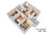 The Sequoia 3D floor plan showcasing 4 bedrooms and 1 bathroom with a modern kitchen and bright living area.