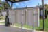 Modern outdoor mailboxes nestled in a well-maintained apartment community, offering secure and convenient postal access.