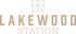 Elegant Lakewood Station logo in sophisticated tan, showcasing modern and minimalistic design.