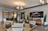 Elegant apartment lobby featuring chic seating, modern lighting, and stylish decor at Aventine Northshore.