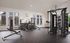 Bright and modern fitness center featuring top-of-the-line workout equipment, spacious design, and large windows for natural light.