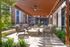 Inviting outdoor patio with elegant pergola, cozy seating, and lush greenery, perfect for relaxing in style.