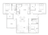 Modern floor plan showcasing 3 bedrooms, an inviting living area, a functional kitchen, and a dedicated office space, complete with walk-in closets for convenience.