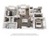 Modern 3D floor plan showcasing a spacious two-bedroom apartment with an open-concept living area, stylish kitchen island, and private balcony.