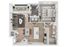 Contemporary 1-bedroom apartment floor plan featuring an open-concept living and dining area, a spacious walk-in closet, and a cozy balcony.