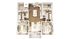 Modern 3D floor plan featuring two elegant bedrooms, spacious living area, functional kitchen with island, and two bathrooms. Includes a convenient washer/dryer space and mechanical room, offering a perfect blend of style and practicality.