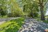 Picturesque tree-lined avenue with lush green foliage creating a serene and inviting atmosphere, perfect for leisurely strolls.