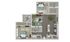 Modern 3D floor plan highlighting 2 cozy bedrooms, an elegant living space, and a well-appointed kitchen. Includes a stylish outdoor balcony area.